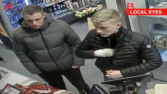 To mænd efterlyses for røveri og trussel kniv | EYES