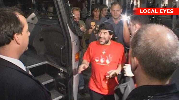 Maradona beruset i byen i det indre København
