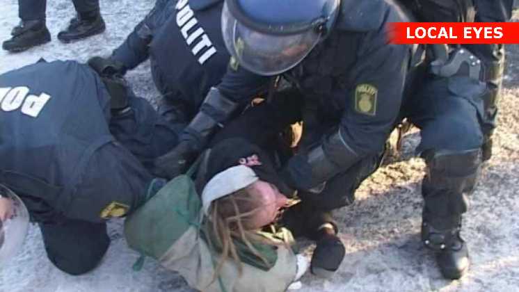 Over 100 anholdte i Hillerød