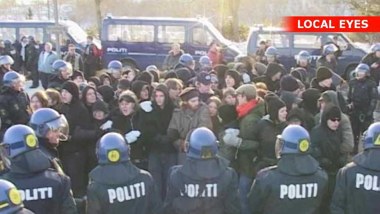 Over 100 anholdte i Hillerød