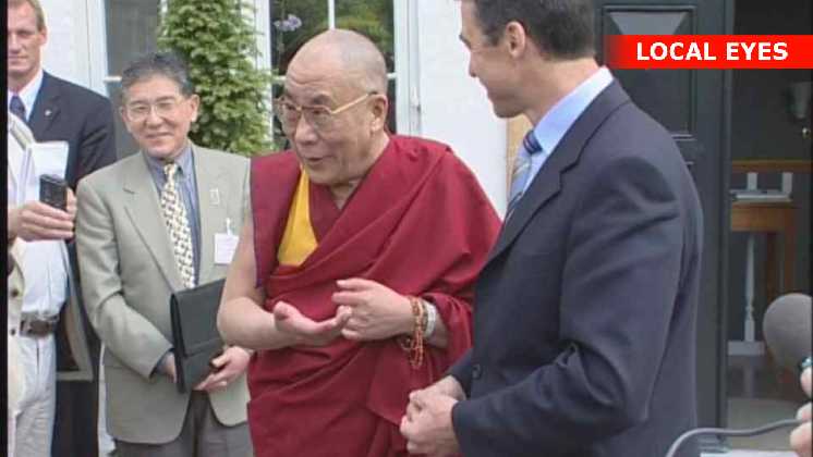 Fogh og Dalai Lama på Marienborg
