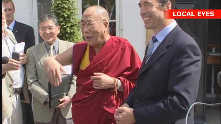 Fogh og Dalai Lama på Marienborg