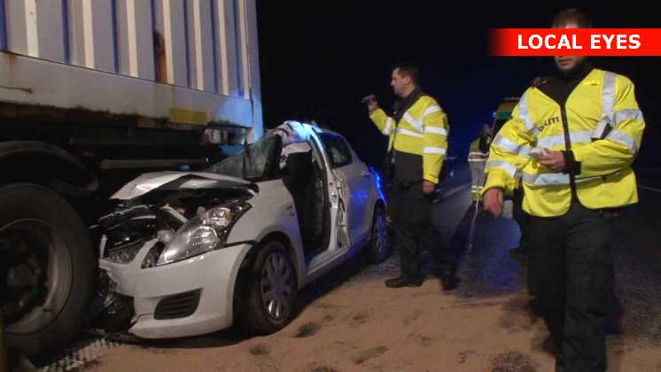 Politiet skal forsøge at klarlægge hvorfor manden kørte op bag lastbilen