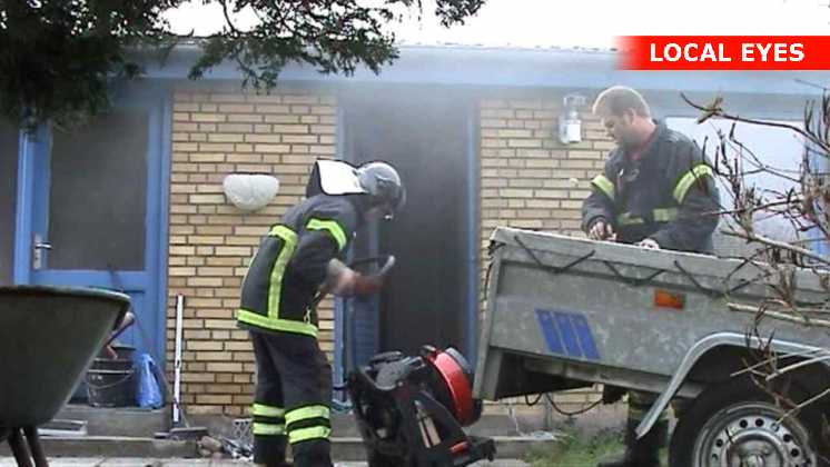 Brand i villa i Padborg