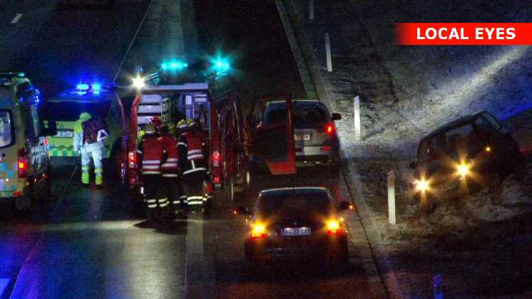 Glatføre ulykke på den nye Sønderborgmotorve