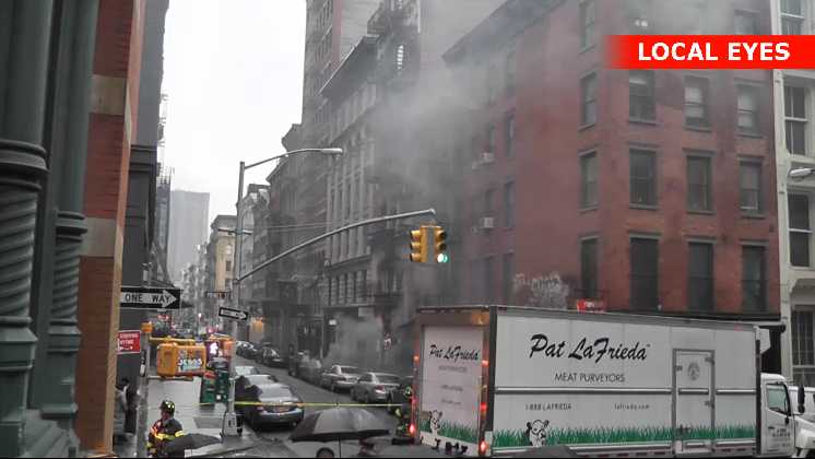 Eksplosion i el-skakt i New York