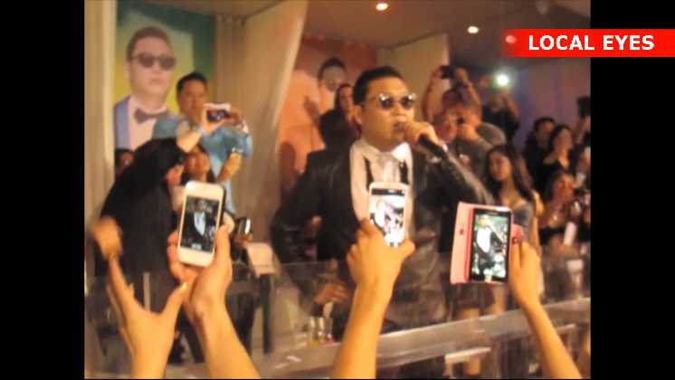 Psy fejrer fødselsdag med Gangnam Style