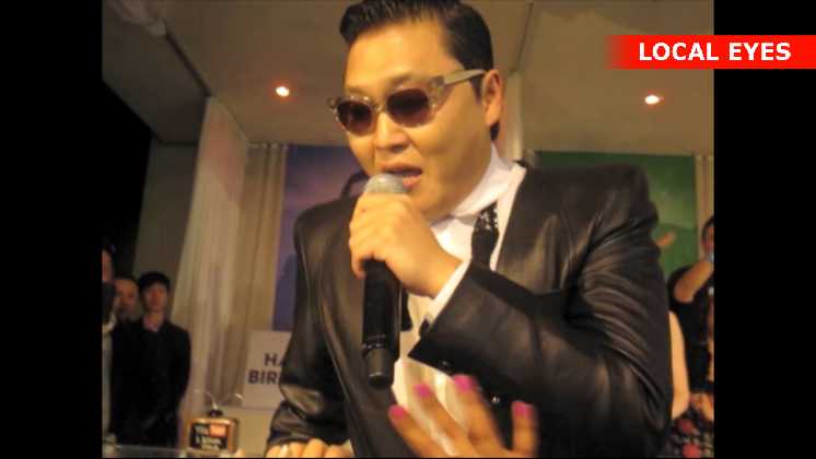Psy fejrer fødselsdag med Gangnam Style