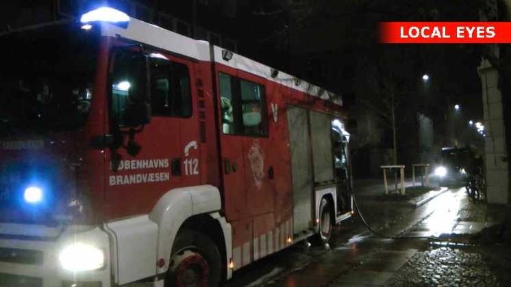 Påsat brand i bil på Vesterbro