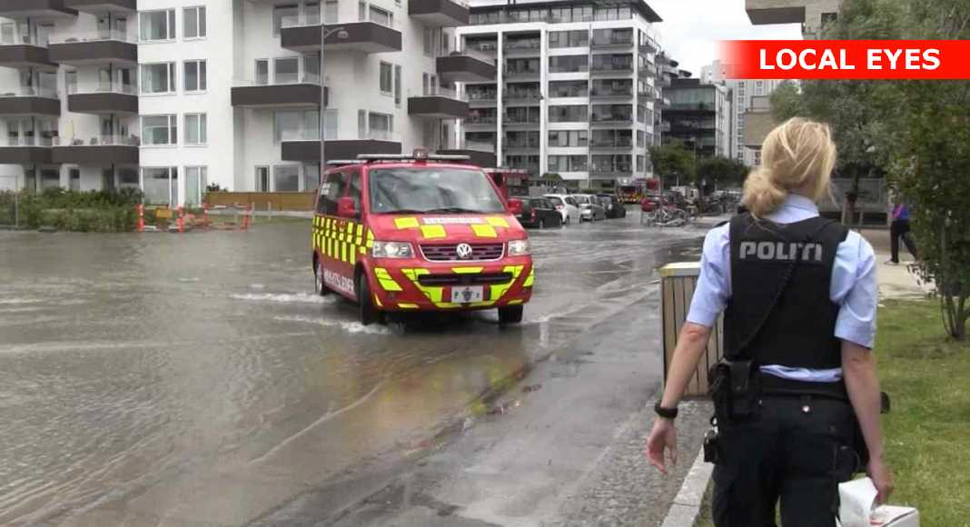 bue Praktisk instans Hul på vandrør: Københavnsk bydel er oversvømmet | LOCAL EYES