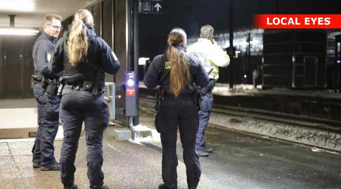 Personpåkørsel på Middelfart station efter slagsmål