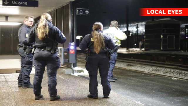 Personpåkørsel på Middelfart station efter slagsmål