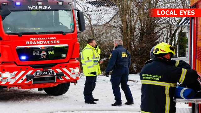 Brand i udhus spredte sig til bolig på Gl. Tåstrupvej Holbæk.