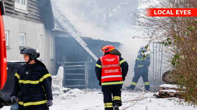 Brand i udhus spredte sig til bolig på Gl. Tåstrupvej Holbæk.