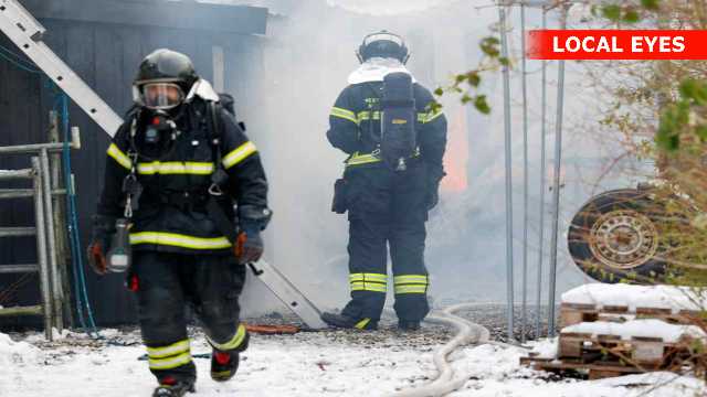 Brand i udhus spredte sig til bolig på Gl. Tåstrupvej Holbæk.