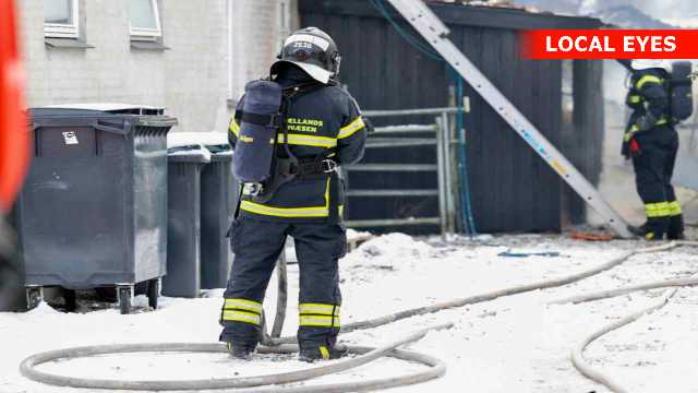 Brand i udhus spredte sig til bolig på Gl. Tåstrupvej Holbæk.