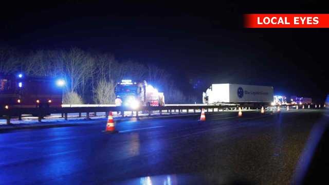 Lastbil ‘sakset’ rundt på Fynske Motorvej
